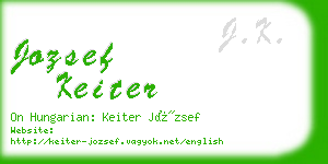 jozsef keiter business card